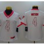 Women's Houston Texans #4 Deshaun Watson white fashion jersey