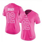 Women's New England Patriots #12 Tom Brady Football Super bowl jersey