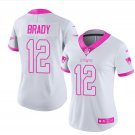 Women's New England Patriots #12 Tom Brady Football Super bowl jersey