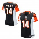 Women's Cincinnati Bengals #14 Andy Dalton Black Limited football Jersey