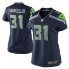 Women's Seattle Seahawks #31 Kam Chancellor College Navy Limited Jersey