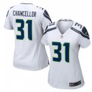 Women's Seattle Seahawks #31 Kam Chancellor White Game football Jersey