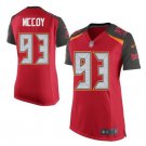 Women Tampa Bay Buccaneers #93 Gerald McCoy game jersey red