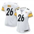 Women LeVeon Bell Pittsburge Steelers #26 game jersey white