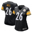 Women LeVeon Bell Pittsburge Steelers #26 game jersey black