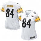 Women Pittsburge Steelers #84 Antonio Brown jersey white