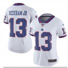 Women's New York Giants #13 Odell Beckham Jr White Color Rush Limited Jersey