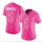 Women's Jacksonville Jaguars #5 Blake Bortles pink fashion jersey