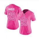 Women's Jacksonville Jaguars #99 Marcell Dareus pink fashion jersey