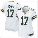 Women' Packers #17 Davante Adams stitched Football jersey white
