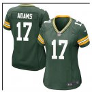 Women' Packers #17 Davante Adams stitched Football jersey green