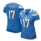 Women's Los Angeles Chargers #17 Philip Rivers Light Blue Game football Jersey