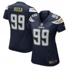 Women Los Angels Charges #99 joey Bosa game Football jersey navy blue