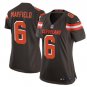 Women's Cleveland Browns 6 Baker Mayfield Jersey brown