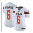 Women's Cleveland Browns 6 Baker Mayfield Jersey white