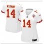 Women's KC chiefs #14 Sammy Watkins game jersey white