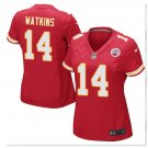 Women's KC chiefs #14 Sammy Watkins game jersey red