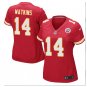 Women's KC chiefs #14 Sammy Watkins game jersey red