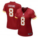 Women's Washington Redskins #8 Kirk Cousins Burgundy Game football Jersey