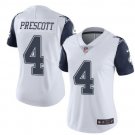 Women's Dallas Cowboys #4 Dak Prescott color rush jersey white