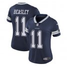 Women's Dallas Cowboys #11 Cole Beasley color rush jersey navy blue