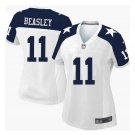 Women's Dallas Cowboys #11 Cole Beasley game jersey white