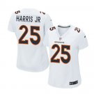 Women's Danver Broncos #25 Chris Harris JR white fashion jersey
