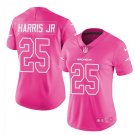 Women's Danver Broncos #25 Chris Harris JR pink fashion jersey