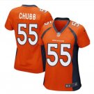 Women's Denver Broncos 55 Bradley Chubb jersey orange