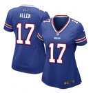 Women's Bills #17 josh allen football jersey blue