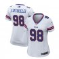 Women Bills #98 Star LOTULELEI WHITE fashion jersey