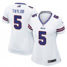 Women Bills 5 Tyrod Taylor WHITE jersey