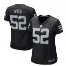 Women's Raiders #52 Khalil Mack black jersey