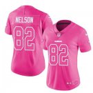 Women's Raiders #82 Jordy Nelson pink fashion jersey
