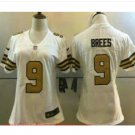 Women's New Orleans Saints #9 Drew Brees color rush jersey white