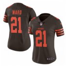Women's Cleveland Browns 21 Denzel Ward Jersey