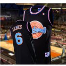 Men's Big dunk #6 LEBRON JAMES Black Jersey Throwback