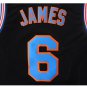 Men's Big dunk #6 LEBRON JAMES Black Jersey Throwback