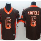 Men's Browns 6 Baker Mayfield drift fashion color rush Jersey