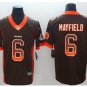 Men's Browns 6 Baker Mayfield drift fashion color rush Jersey