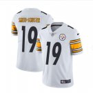 Men's Steelers #19 JuJu Smith-Schuster color rush Limited jersey white