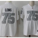 Men's Oakland Raiders 75 Howie Long color rush Limited jersey white
