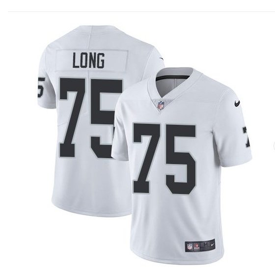 Men's Oakland Raiders 75 Howie Long color rush Limited jersey white