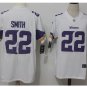 Men's Vikings #22 Harrison Smith color rush Limited jersey white