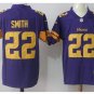 Men's Vikings #22 Harrison Smith color rush Limited jersey purple