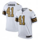 Men's New Orleans Saints 41 Alvin Kamara color rush limited Jersey White