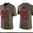 Men's Houston Texans #99 JJ Watt salute to service jersey olive