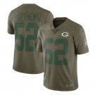 Men's Packers #52 Clay Matthews salute to service jersey olive