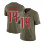 Men's Ryan Fitzpatrick Tampa Bay Buccaneers salute to service Jersey olive