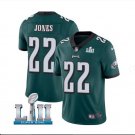 Men's Philadelphia Eagles #22 sidney Jones super bowl jersey green